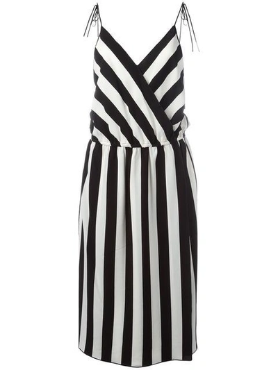 Shop Marc Jacobs Striped Mid Dress