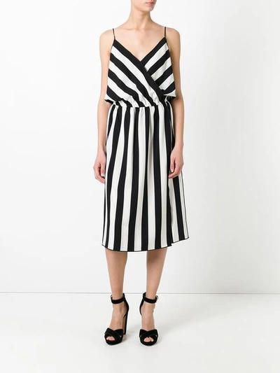 Shop Marc Jacobs Striped Mid Dress