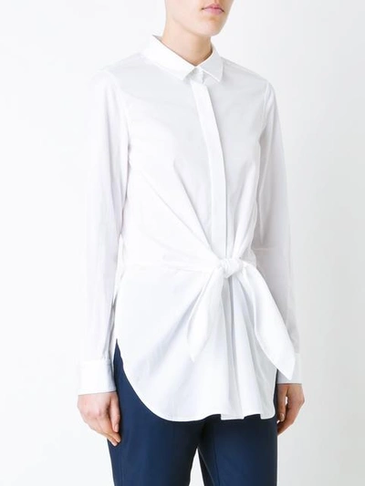 Shop 3.1 Phillip Lim / フィリップ リム 3.1 Phillip Lim Fitted Knot Shirt - White