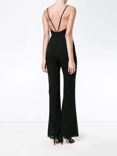 Shop Haney Gloria Fitted Jumpsuit In Black