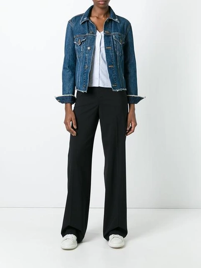 Shop Red Valentino Straight Tailored Trousers