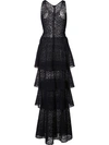 STELLA MCCARTNEY layered lace maxi dress,DRYCLEANONLY