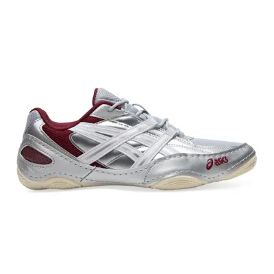 Asics Hypersync Striped Sneakers In Gray