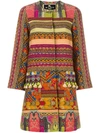 ETRO tassel embellished striped coat,DRYCLEANONLY