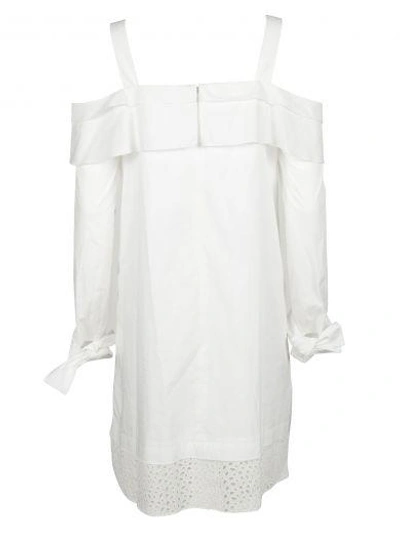 Shop Proenza Schouler Off Shoulder Dress In White