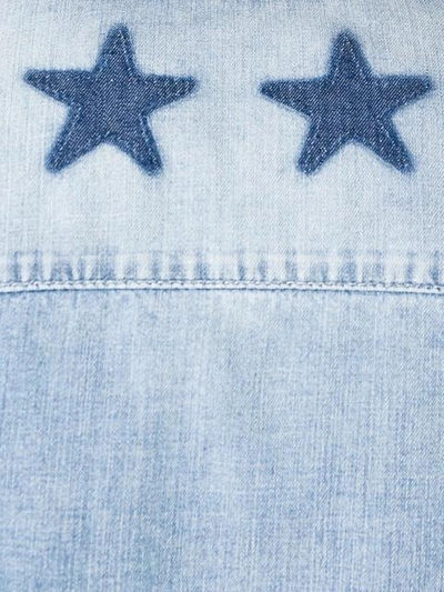 Shop Givenchy Star Print Denim Shirt