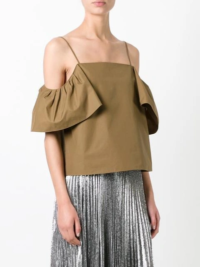 Shop Fendi Off-shoulder Blouse