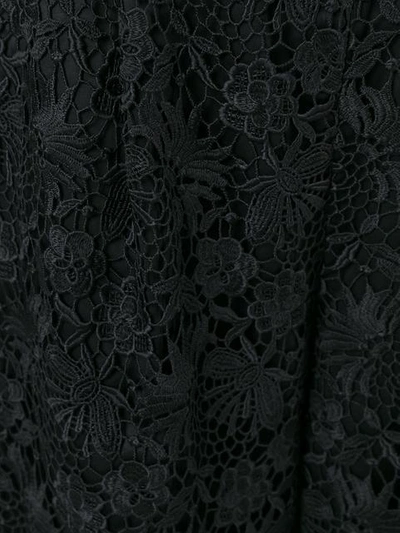 Shop Diane Von Furstenberg Cropped Lace Trousers In Black
