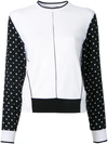 STELLA MCCARTNEY dot pattern sleeve jumper,DRYCLEANONLY