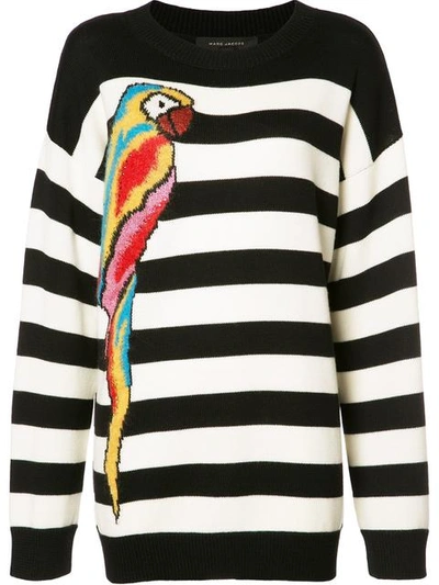 Shop Marc Jacobs Striped Parrot Jumper