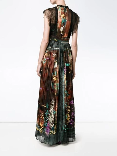 Shop Valentino 'cuban Forest' Printed Long Dress