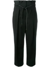 3.1 Phillip Lim Black Tailored Pleated Trousers