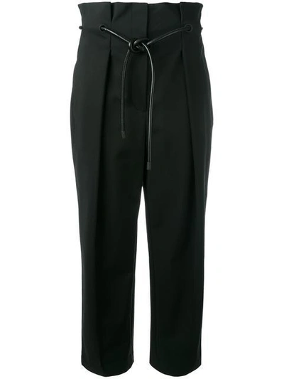 Shop 3.1 Phillip Lim Origami Pleat Trousers In Black