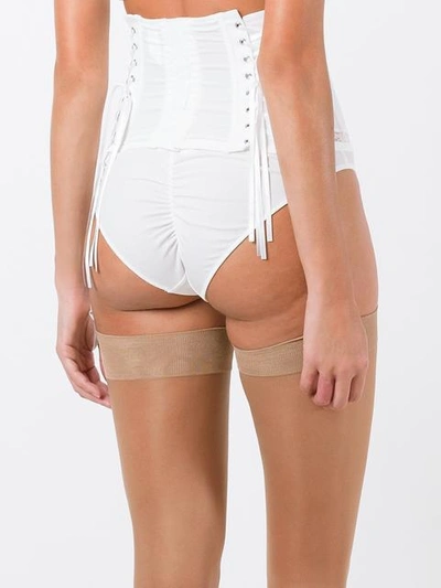 Shop Chantal Thomass Murmure Waspie Corset - White