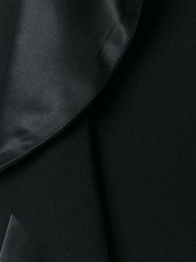 Givenchy Ruffle-detail Wool Mini Skirt In Black