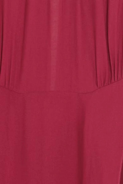 Shop Iro Hanie Cutout Ruffled Crepe Mini Dress