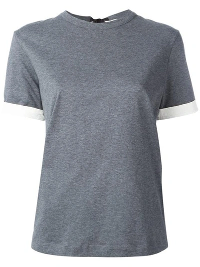 Marni Open Back T-shirt In Grey