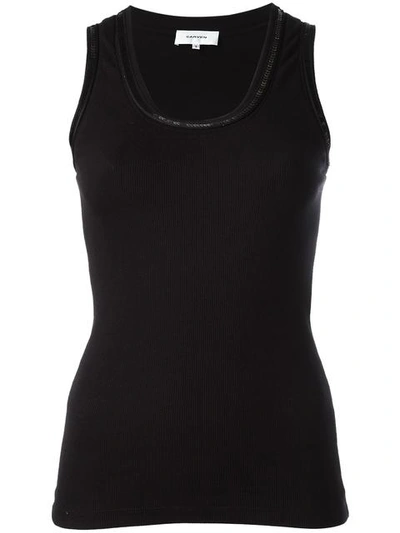 Carven Contrasting Neck Tank | ModeSens