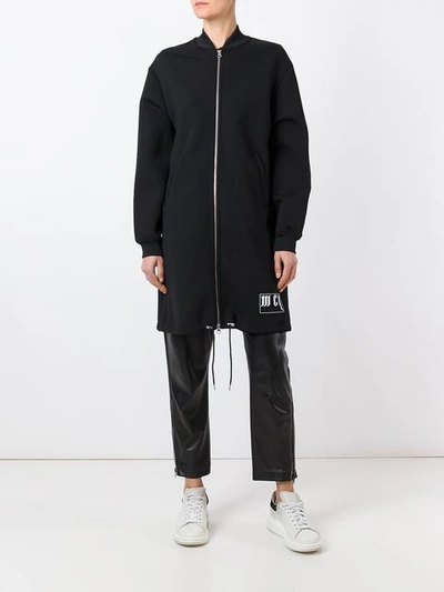 Shop Mcq By Alexander Mcqueen Mcq Alexander Mcqueen - Long Jersey Bomber Jacket 