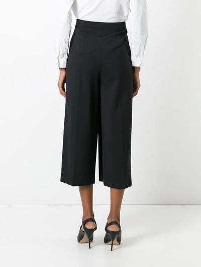 Shop Alexander Wang Cropped Tailored Trousers - Black