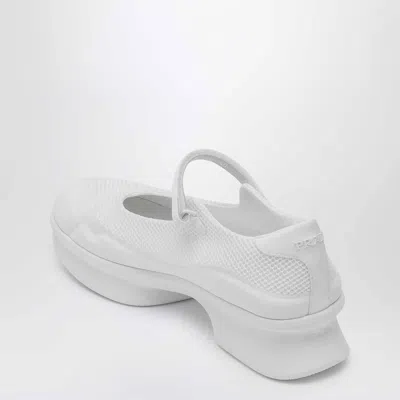 Prada Flat Shoes In White