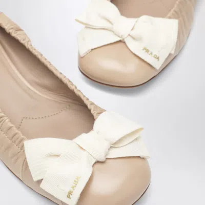 Prada Round-toe Ballet Flats In Pink