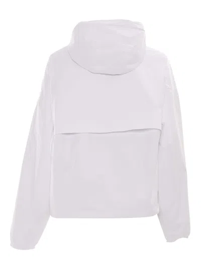 K-way K Way Laurette Plus White Beige Jacket In White