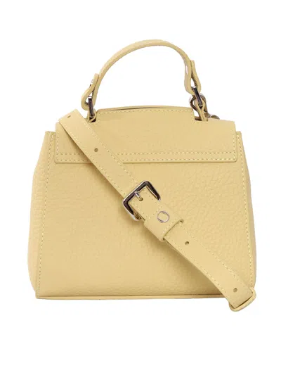 Orciani Small Sveva Soft Top-handle Tote Bag In Yellow