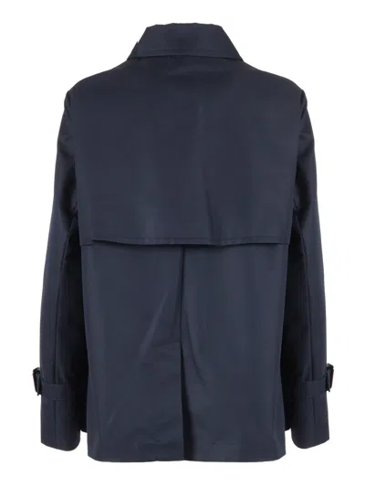 Weekend Max Mara Raincoat In Blue
