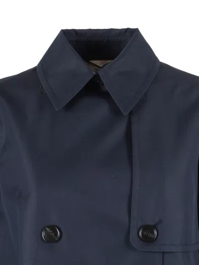 Weekend Max Mara Raincoat In Blue