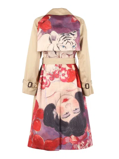 Weekend Max Mara Raincoat In Neutral