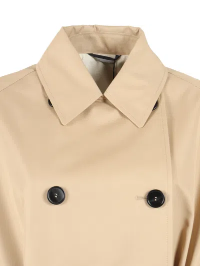 Weekend Max Mara Raincoat In Neutral