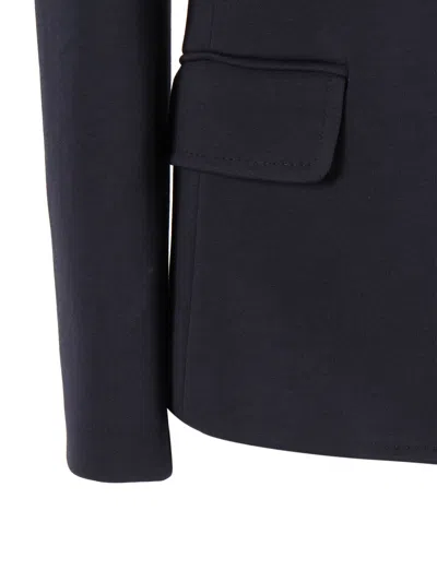 Weekend Max Mara Jersey Jacket In Blue