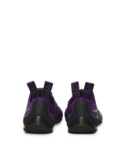 Loewe Suede Grip Sneaker In Multi