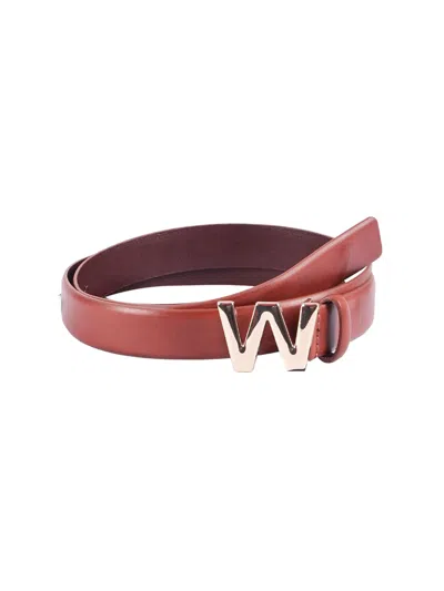 Weekend Max Mara Belt In Brown