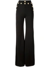 BALMAIN high-rise sailor trousers,DRYCLEANONLY