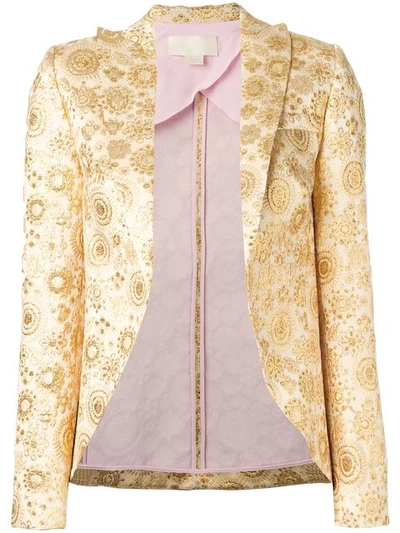 Antonio Berardi Floral Embroidered Jacket