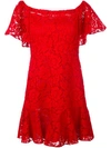 VALENTINO guipure lace mini dress,DRYCLEANONLY