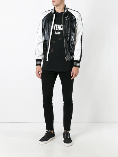Shop Givenchy Monochrome Bomber Jacket
