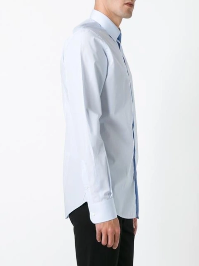 Shop Fashion Clinic Classic Buttoned Shirt In Blue