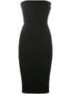 RICK OWENS strapless fitted dress,RP18S8517GG11828378