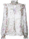 GIAMBATTISTA VALLI floral print blouse,PV218162911798307