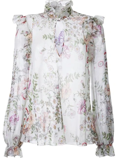 Giambattista Valli Floral Print Blouse