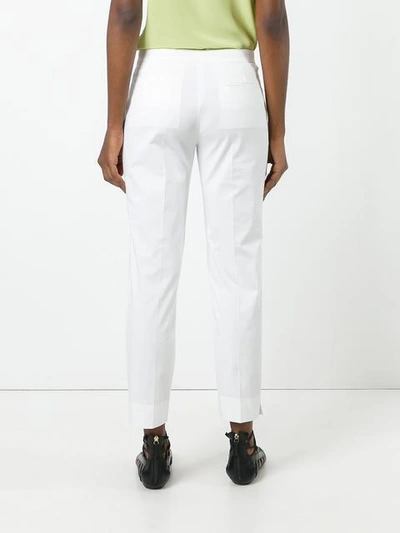 Shop Etro Straight Cropped Trousers