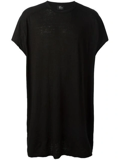 Shop Lost & Found Over T-shirt In Black