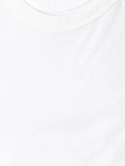 Shop Rick Owens Basic T-shirt - White