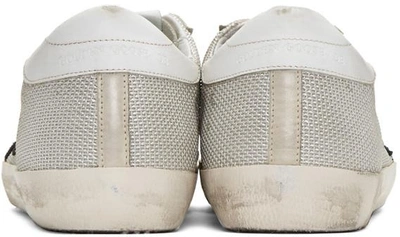 Shop Golden Goose Grey Superstar Sneakers