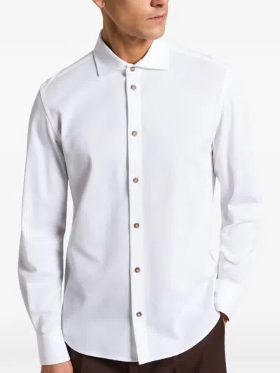 Peserico Buttoned Shirt In White
