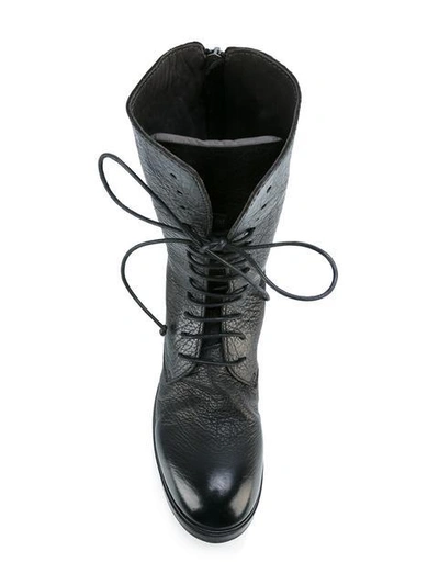 Shop Marsèll High Ankle Zipped Boots In Black