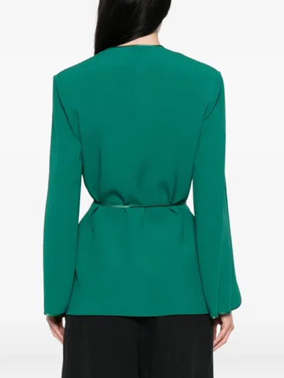 De Santis Split Sleeve Jacket In Gray